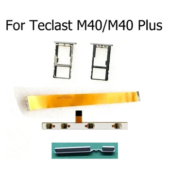 SIM тава за карти за Teclast M40 M40 Plus On Off Power Volume Button Flex кабел за Teclast M40 M40 Plus LCD екран Flex лента