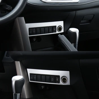Trim Shell Car Styling Accessories ABS Matte за Toyota RAV4 2016 2017 Интериор кола цигара запалка декорация стикер капак