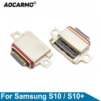  Aocarmo USB порт за зареждане конектор зарядно док за Samsung Galaxy S10 / S10 + S10plus SM-G9730 G9750