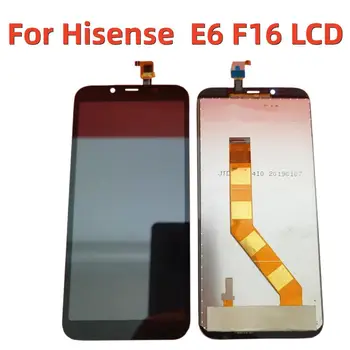 За Hisense E6 F16 LCD екран мобилен телефон сензорен екран модул замяна вътрешен и външен екран събрание с рамка