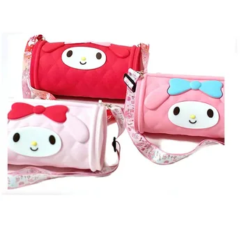 Sanrio Hello Kitty Kuromi My Melody Cinnamoroll Little Kids силиконови моливи чанта карикатура рамо телефон чанта монета чанта чанта 0