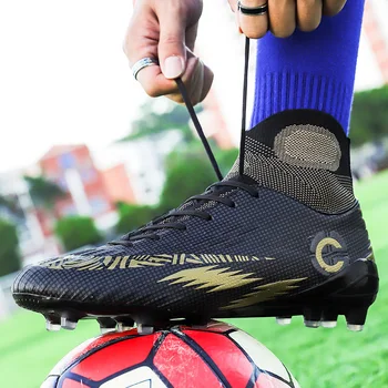 Размер 35-46 Мъжки футболни обувки Професионални обувки за футзал Младежки футболни спортни обувки Тренировъчни обувки Zapatos 5