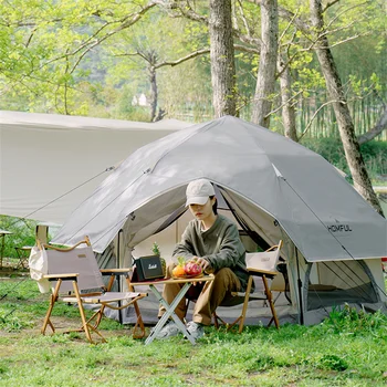 HOMFUL Ново пристигане на едро Глемпинг Автоматично незабавно водоустойчиви къмпинг палатки Pop Up Outdoor Tent