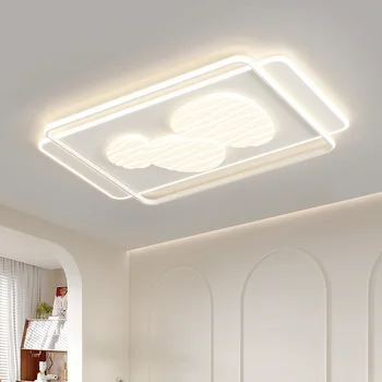 Модерни светодиодни таванни светлини Лъскава лампа за окачване за хол Кухня Спалня Начало Вътрешен декор Осветителни тела 3