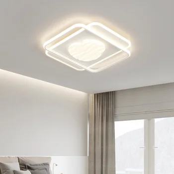 Модерни светодиодни таванни светлини Лъскава лампа за окачване за хол Кухня Спалня Начало Вътрешен декор Осветителни тела 5