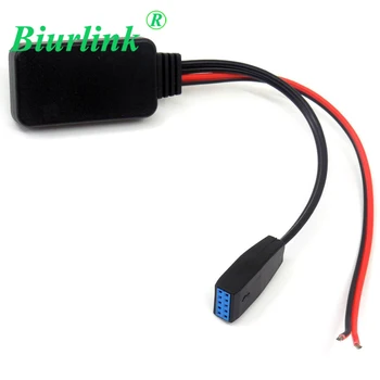 Biurlink Car Bluetooth приемник модул адаптер аудио Aux 10Pin кабел за BMW E46 3 Series 2002-2006 Busines CD