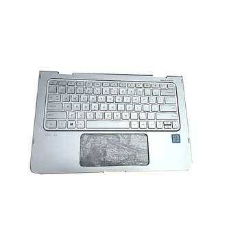 лаптоп Palmrest Top Case клавиатура за HP Spectre x360 13-4007na 13-4000 серия сребърен цвят