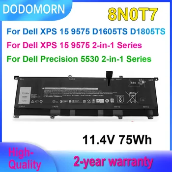 DODOMORN 11.4V 75Wh 8N0T7 батерия за Dell XPS 15 9575 D1805TS D1605TS Precision 5530 2-в-1 серия лаптоп TMFYT 0TMFYT 8NOT7