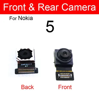 Предна задна камера за Nokia 5 6 7 X5 X6 X7 5.1 6.1 7.1 Plus 2018 Samll голяма основна камера Flex кабел ремонт части 1