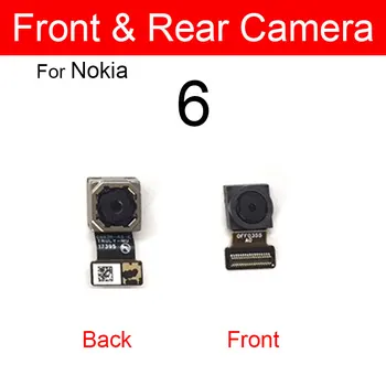 Предна задна камера за Nokia 5 6 7 X5 X6 X7 5.1 6.1 7.1 Plus 2018 Samll голяма основна камера Flex кабел ремонт части 2