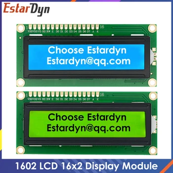 LCD1602 1602 модул зелен екран 16x2 характер LCD дисплей модул.1602 5V зелен екран и бял код за arduino
