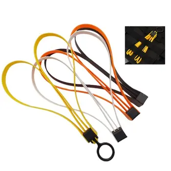 еднократна тактическа каишка нова жълта черна 12 * 540mm спортна декоративна лента кабелни връзки външна каишка за инструменти