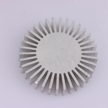 COB диаметър на радиатора 50mm 3 ~ 7W висока мощност Led Heatsink слънчоглед твърд радиатор кръгла сплав алуминий
