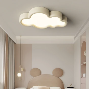 Nordic Личност Проста LED таванна светлина Начало Бял облак декор за балкон спалня проучване хол пътека хотел ярка лампа 2