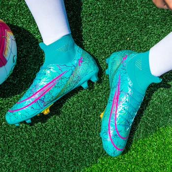 Качествени Mbappé футболни обувки Трайни леки футболни ботуши Удобни външни футболни клинове Маратонки на едро 35-45 Размери