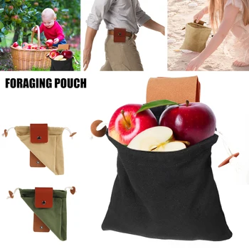 Фуражна чанта Сгъваема външна къмпинг торбичка за хранене Оксфордска кърпа гъби фуражна чанта Леко ловна чанта за хранене Фани