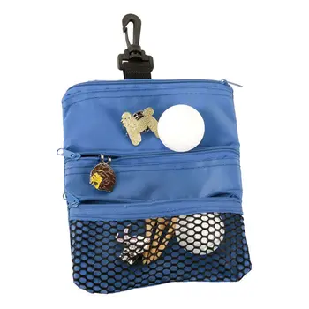 Golf Ball Tee Cloth Bag Консумативи Аксесоари Golf Tack чанта Голф топка чанти държач Mesh торбичка за съхранение за обучение на открито 3