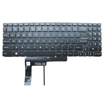 US RGB клавиатура с подсветка за MSI Crosshair 15 A11U 15-A11UCK A11UDK A11UEK MS-1581 Gaming лаптоп клавиатура единична зона подсветка