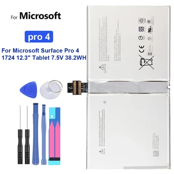 5087mAh Замяна на висококачествена батерия за Microsoft Surface Pro 4 Pro4 1724 12.3