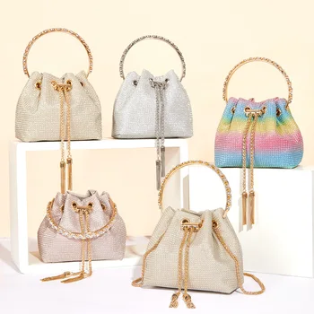 Дизайнер жени малки PVC чанти рамо чанти високо качество дами Crossbody чанти за жени случайни женски кофа пратеник чанта