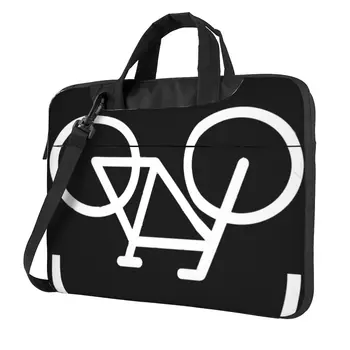 Усмихнати велосипеди лице лаптоп чанта смешно колоездене водоустойчив куфарче чанта 13 14 15 Бизнес за Macbook Air Pro Asus компютър чанта