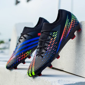 Мъжки футболни обувки нехлъзгаща се трева футболни клинове FG обучение футболни маратонки Chuteira Campo безплатна доставка Футболни обувки за мъже