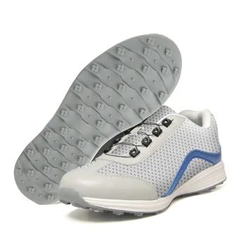 Мъжки обувки за голф Мъжки въртящи се дантелени голф маратонки Удобни обувки за ходене за голфъри Дишаща фитнес тренировка голф обувки