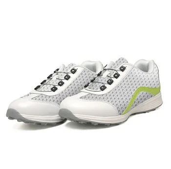 Мъжки обувки за голф Мъжки въртящи се дантелени голф маратонки Удобни обувки за ходене за голфъри Дишаща фитнес тренировка голф обувки 5