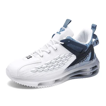 2023 Мъжки обувки Ежедневни спортни мода Открит летящи тъкат дишащи мрежести обувки за мъже Дантелени маратонки Мокасини Обувки за бягане 4