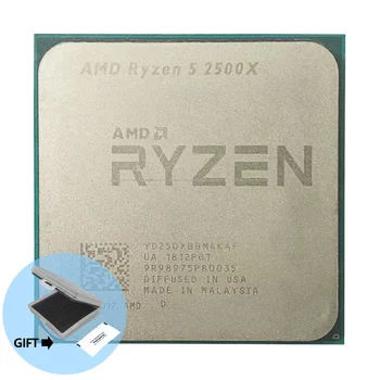 AMD Ryzen 5 2500X R5 2500x 3.6 GHz GAMING Zen+ 0.012 Четириядрен процесор с осем нишки 65W L3=8M YD250XBBM4KAF Socket AM4