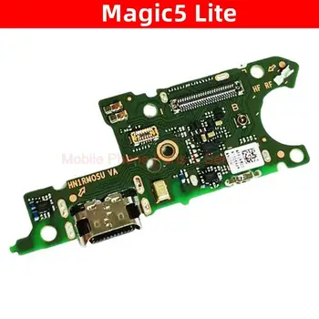 За чест магия 5 Lite зареждане съвет оригинален с бързо зареждане IC USB зареждане порт Flex кабел мобилен телефон части