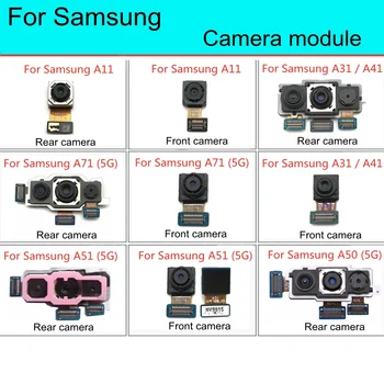 За Samsung Galaxy A11 A31 A41 Основен гръб Модул за голяма камера Flex кабел за Samsung A51 A71 5G задна камера