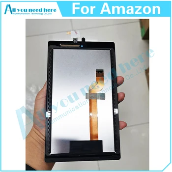 100% тест AAA за Ama Zon Kindle Fire HD7 HD 7 9th Gen 2019 LCD дисплей сензорен екран дигитайзер събрание ремонт части подмяна