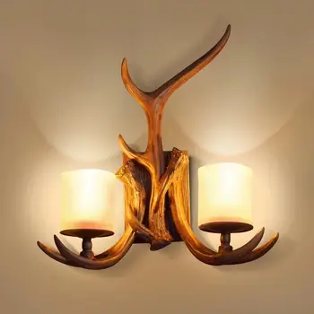 WPD модерни рога стена sconce осветление вътрешен творчески нощни Led лампа за дома живот спалня веранда декор 2