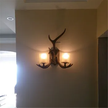 WPD модерни рога стена sconce осветление вътрешен творчески нощни Led лампа за дома живот спалня веранда декор 3