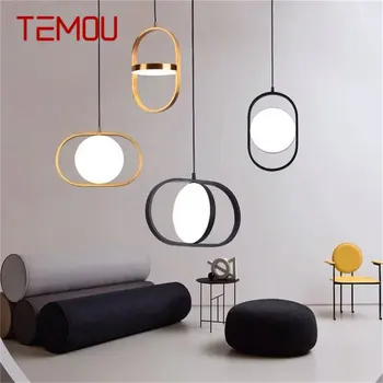 TEMOU Nordic висулка светлина постмодерен творчески дизайн LED лампа тела за дома декоративна всекидневна