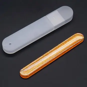 Инструмент за полиране на нокти Glitter Nail File Professional 10-парче цветен блясък стъкло пила за нокти комплект за маникюр полски буфериране