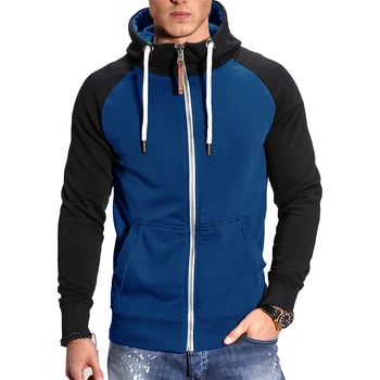 Удобен мода мъже качулка качулка мъжко яке топло атлетичен случайни качулка дълъг ръкав връхни дрехи пуловер редовни снаждане