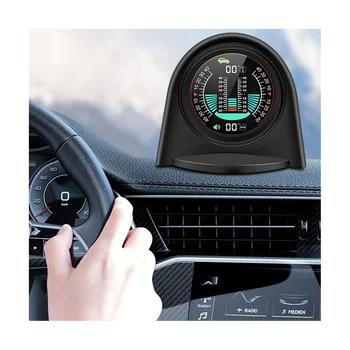 X94 автомобил HUD цифров инклинометър Клинометър 4X4GPS Off-Road Auto Pitch Roll Angle Smart Head Up Display Slope Meter