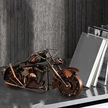 Метална ретро мотоциклетна фигурка статуя занаятчийска колекция за подарък домашен декор
