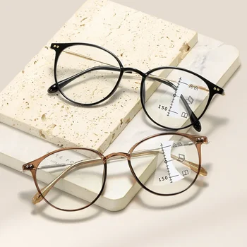 Нови очила за четене Женски анти-синя светлина Модни очила с висока разделителна способност Анти-умора Мъже и жени Очила за хиперпия очки
