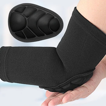 1PCS Баскетбол волейбол лакът скоба подкрепа обвивка за възстановяване на съвместни наранявания дишаща лента за ръка футбол фитнес протектор подложки