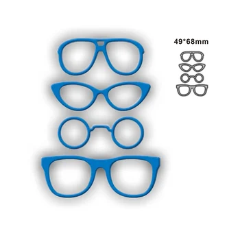 Нови слънчеви очила за рязане на метал Die Scrapbook Stamps/album Декоративна релефна DIY хартиена карта