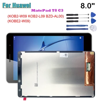 оригинален за Huawei MatePad T8 C3 KOB2-W09 KOB2-L09 KOBE2-W09 BZD-AL00 LCD дисплей сензорен екран дигитайзер стъкло монтаж ремонт