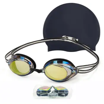 2Pcs / Set Универсални очила за гмуркане с шнорхел Водоустойчиви удобни очила за гмуркане Без изтичаща силиконова шапка за плуване