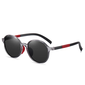 TR90 Овални поляризирани късогледство Слънчеви очила Boy Gild Fashion Teenagers Student Prescription слънчеви очила за деца -0.5 -0.75 до -6 4