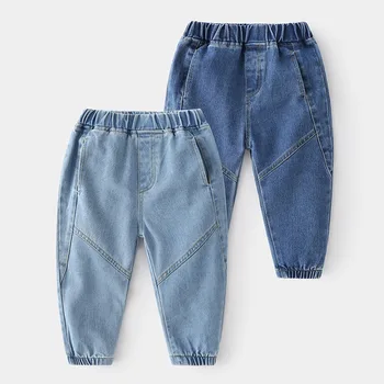 Момче Дрехи Дънкови панталони за деца Ежедневни облекла Дънки за малки и средни деца