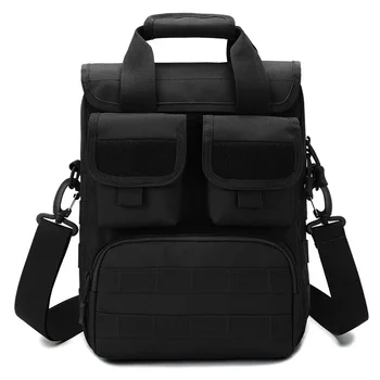 Нова външна тактическа чанта Мъже A4 размер чанти за рамо военни камуфлаж пратеник чанта мъжки инструмент чанта 3