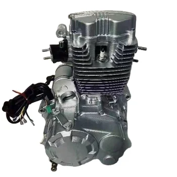 Мотоциклетен двигател Висококачествени системи за автодвигатели CG 200CC Мотоциклетен двигател събрание