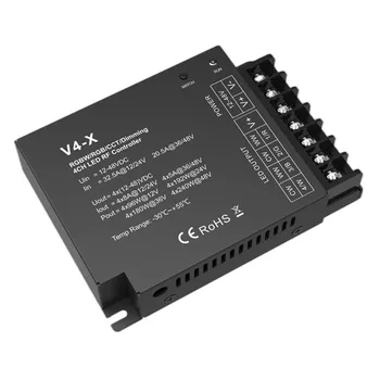 push превключвател постоянно напрежение DC12-24V 36V RF CV контролер (RGB, CCT, DIM) Безжичен 2.4G RGB RGBW отдалечен панел WiFI 4 канал